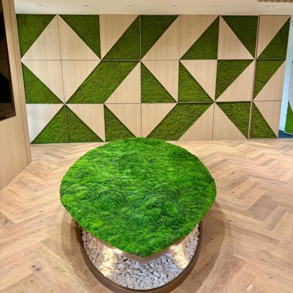 Moss Green Wall